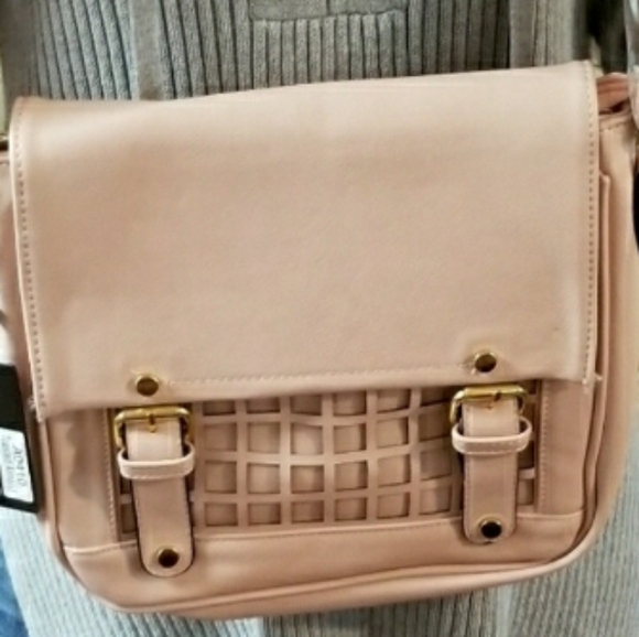 NEW- Light Pink- Moda New York Crossbody Bag - Picture 9 of 11